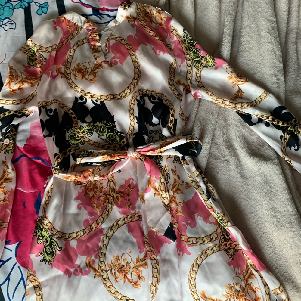 silk dress